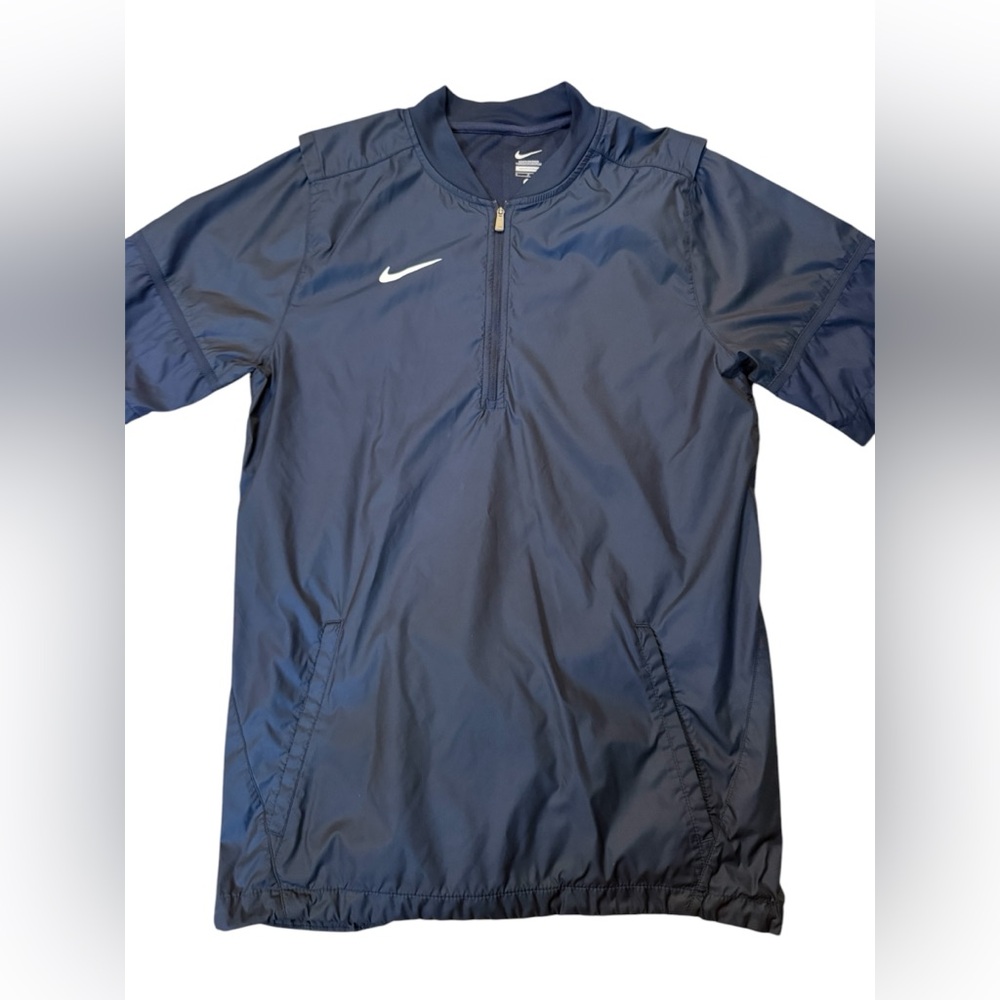 Nike Navy Blue Windbreaker Jacket